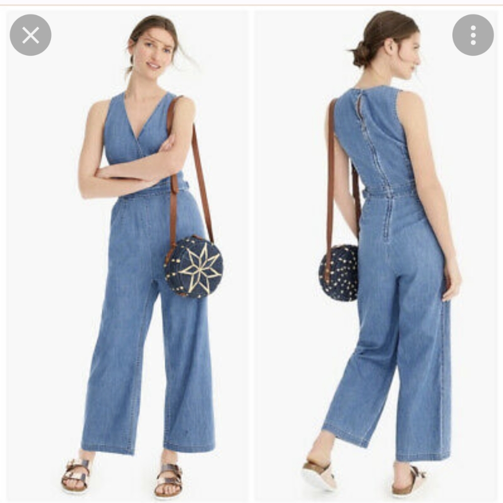 *SUMMER SALE* J Crew Point Sur Wide Legged Tailored Jumpsuit Size 2